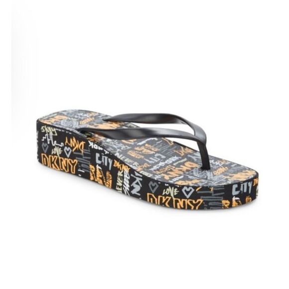 Jordan Grafitti Platform Flip Flops Size 9 - Picture 6 of 10